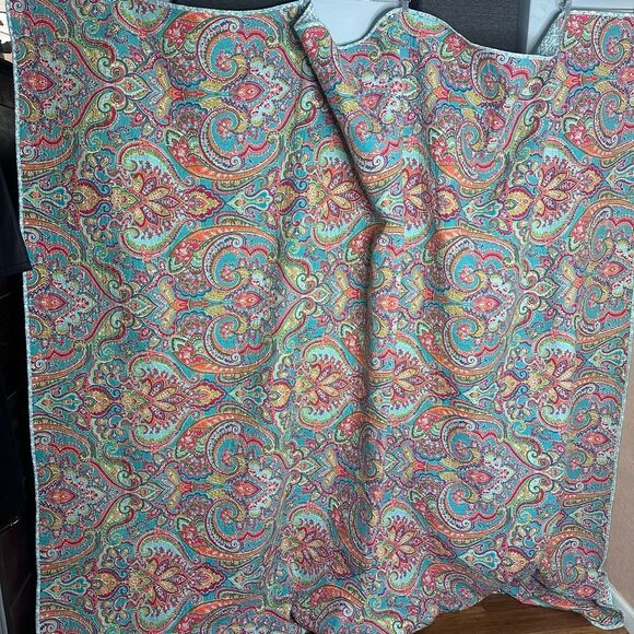 New Lake Boho Moroccan Bedspread Quilt Sham Set Reversible Coverlet Size Queen - Picture 5 of 14